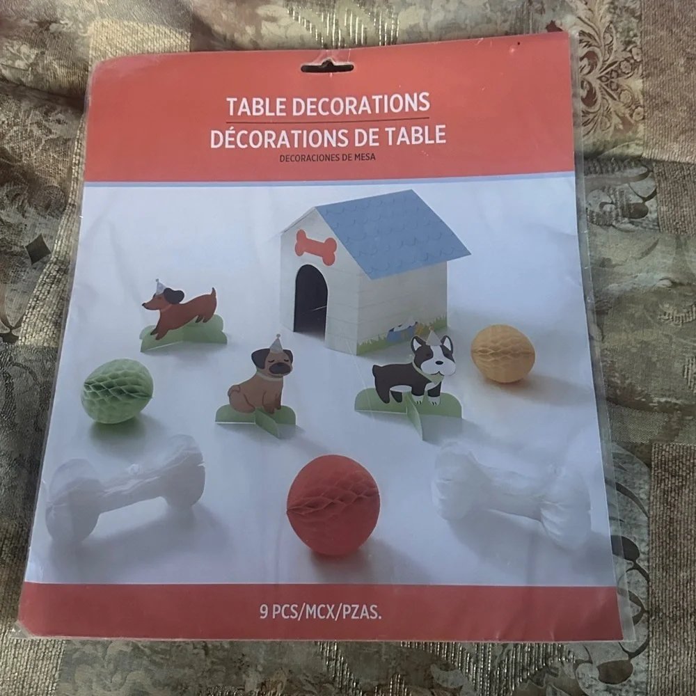 ❤️ 🆕 PAWSOME PARTY DOG TABLE CENTERPIECE KIT